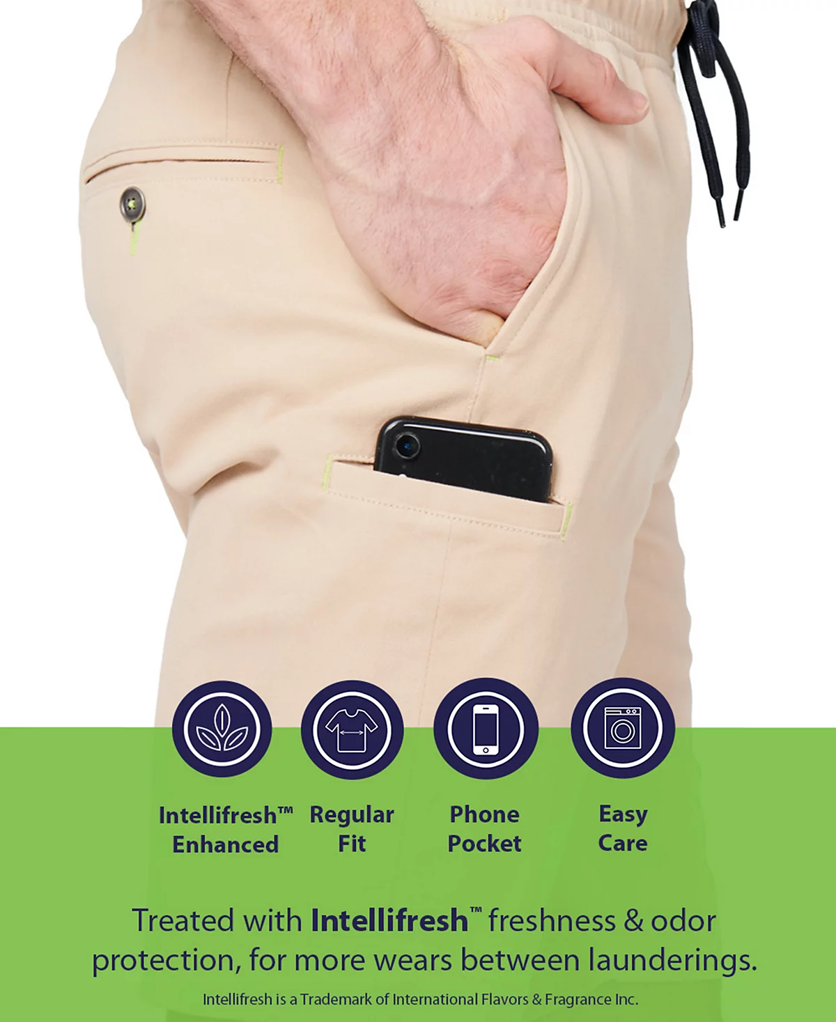 Society of Threads Mens Regular-Fit Stretch Paisley Pants 15090₽