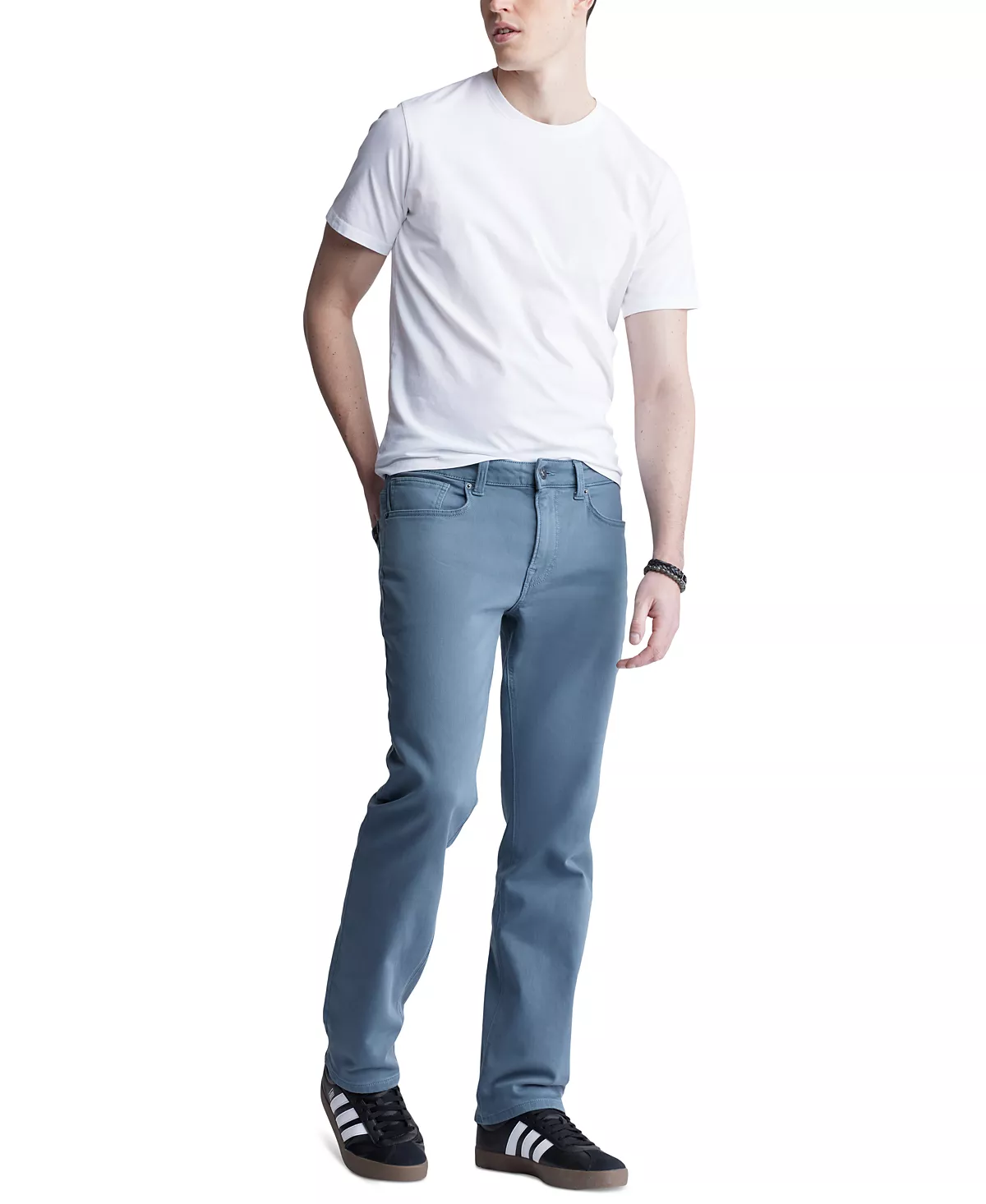 Прямые мужские французские махровые брюки Six 16890₽