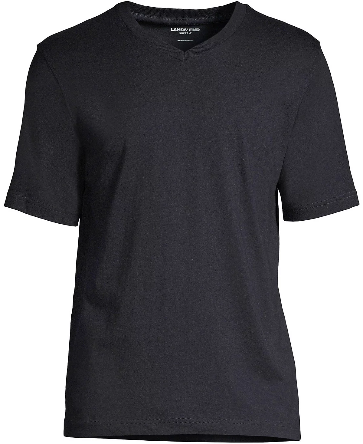 Lands End Big - Tall Super-T Short Sleeve V-Neck T-Shirt 6690₽