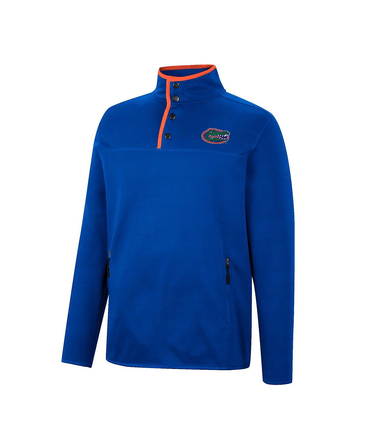 Mens Colosseum Royal Florida Gators Rebound Quarter-Snap Jacket 9090₽
