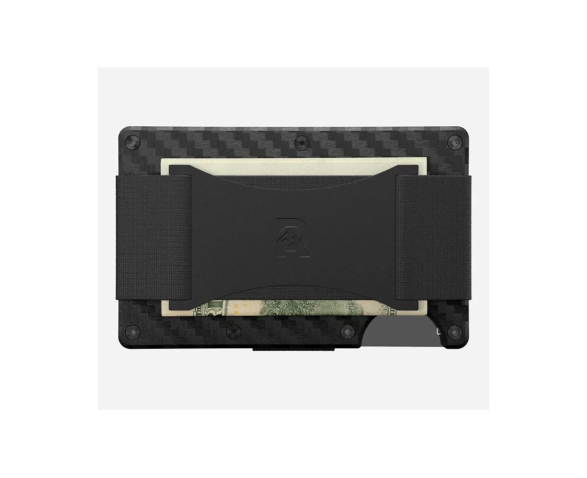 The Ridge Carbon Fiber 3K Weave: Cash Strap Wallet