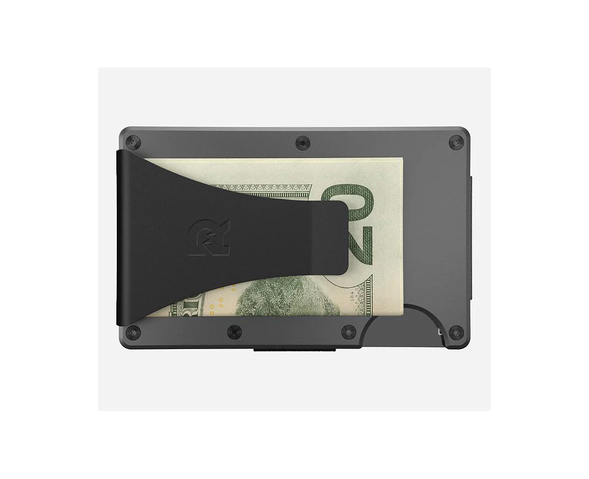 The Ridge Titanium Gunmetal: Money Clip Wallet