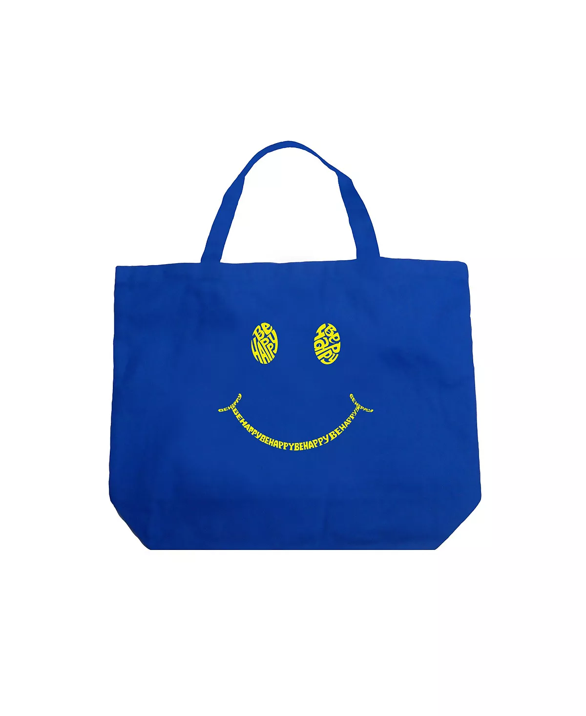 Большая сумка со смайликом Будь счастлив в стиле Word Art 3090₽