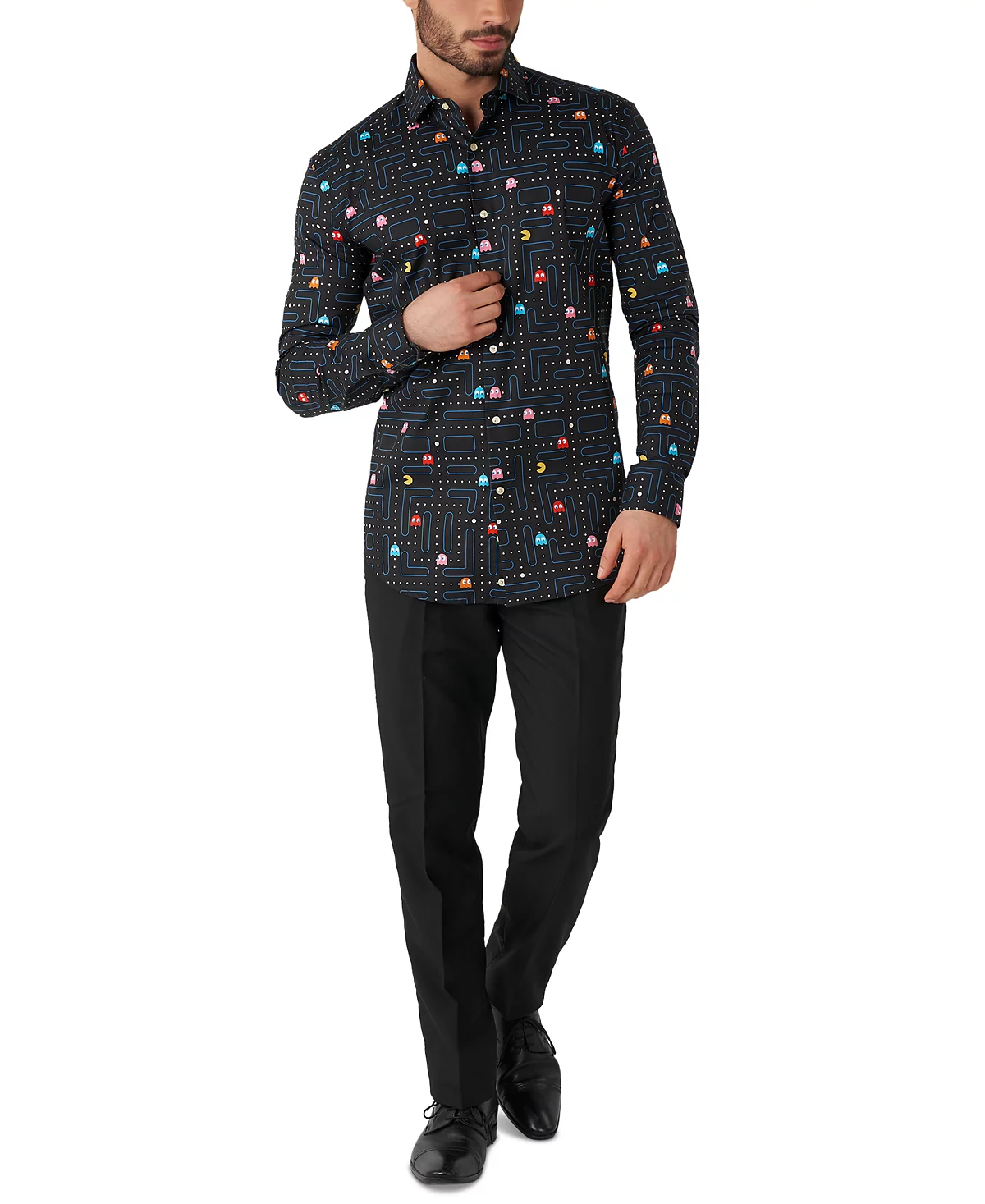 OppoSuits Men's Printed Theme Party Shirts For Men