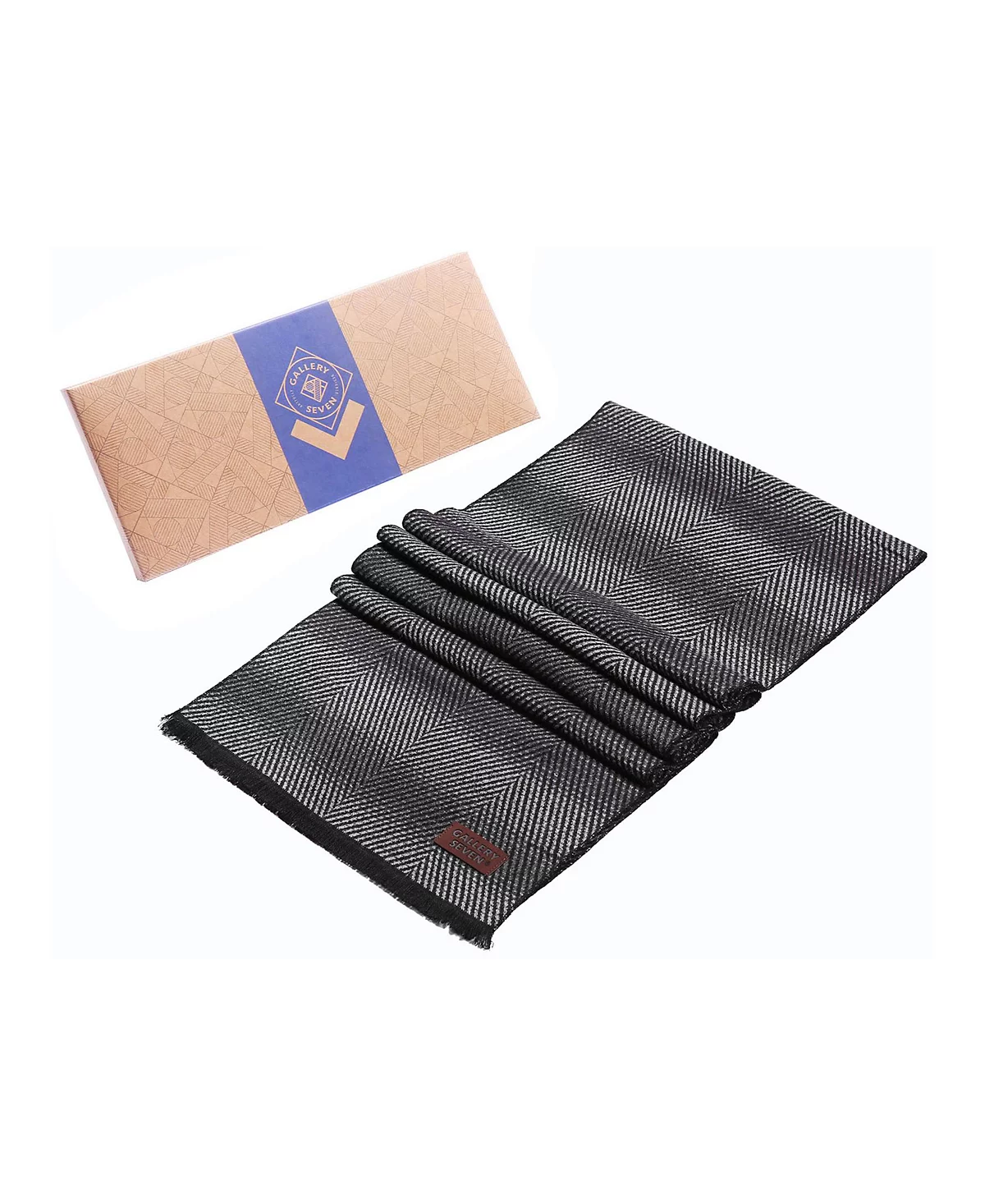 Mens Elegant Winter Scarf Cashmere Feel 4690₽