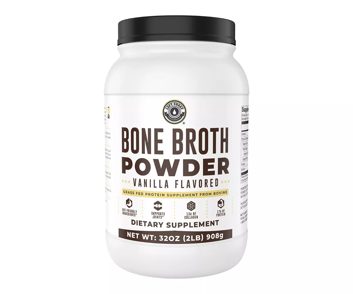 Протеин для костного бульона, Ваниль, 32 унции