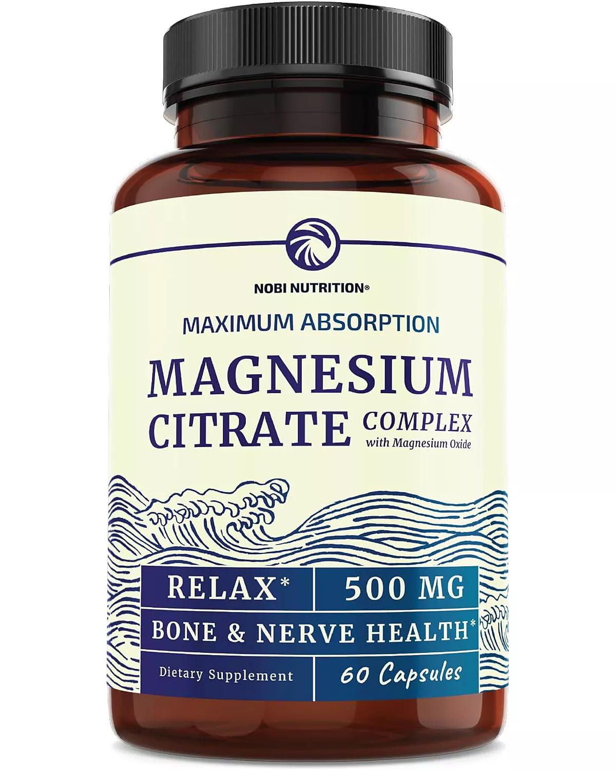 Капсулы с магниевым комплексом, Оксид магния, цитрат магния, 60 карат