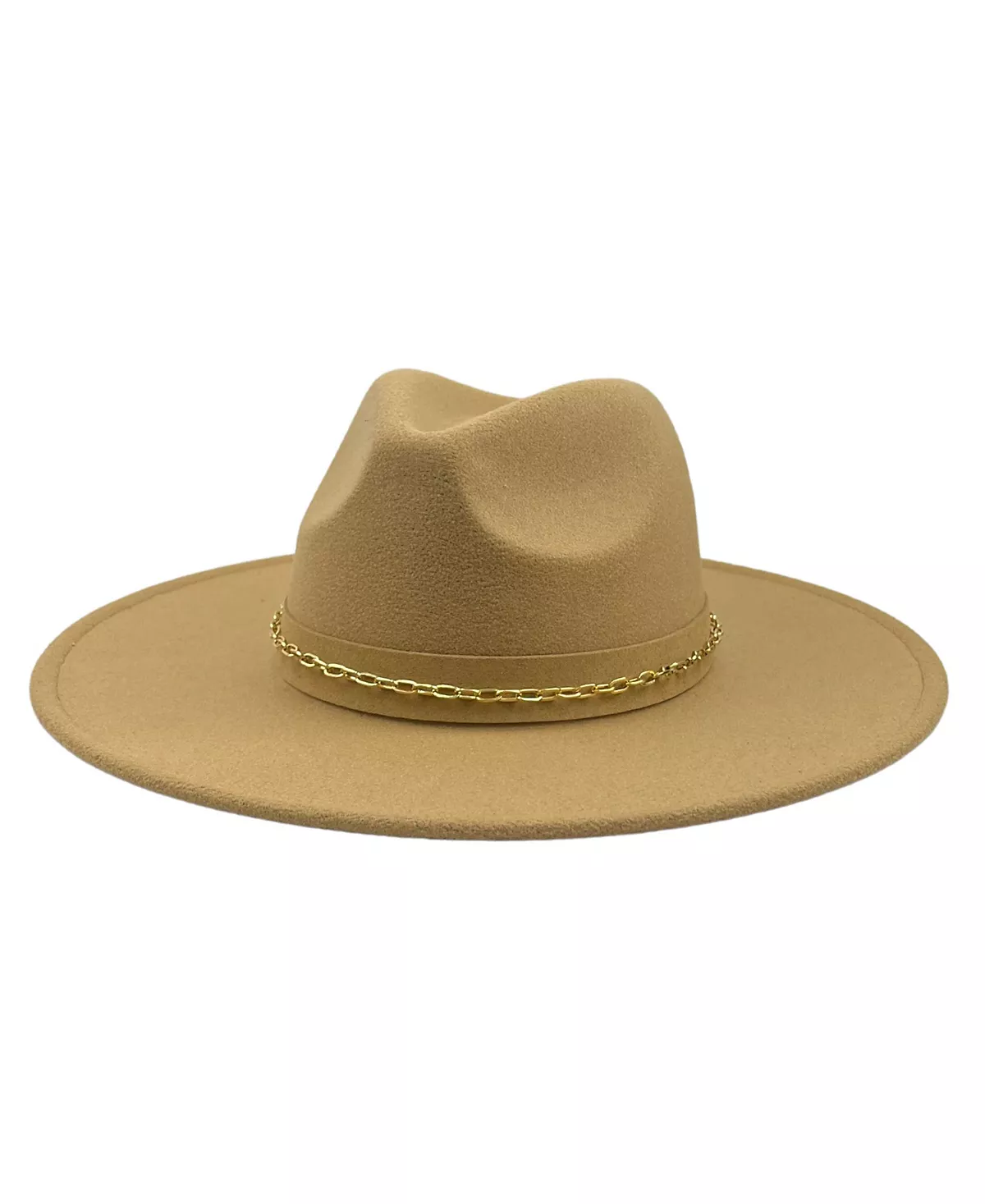 Панамская шляпа из смеси шерсти с отделкой в виде цепочки 13090₽