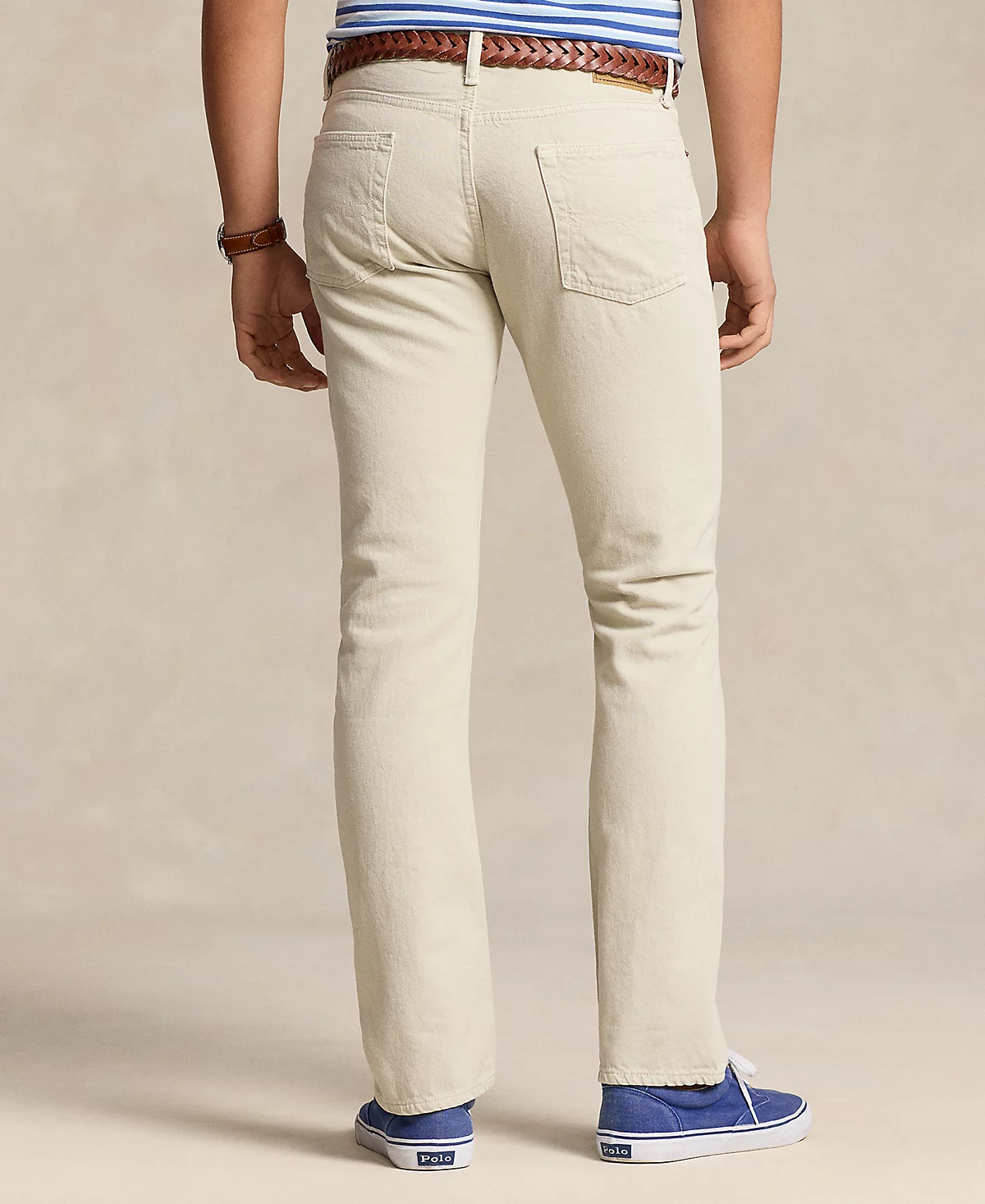Мужские джинсы Polo Ralph Lauren Varick Slim прямого кроя из крашеной ткани