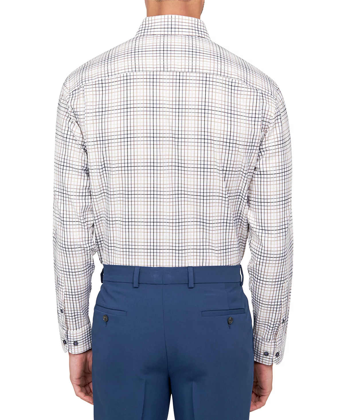 Michelsons of London Mens Dobby Check Shirt 15890₽