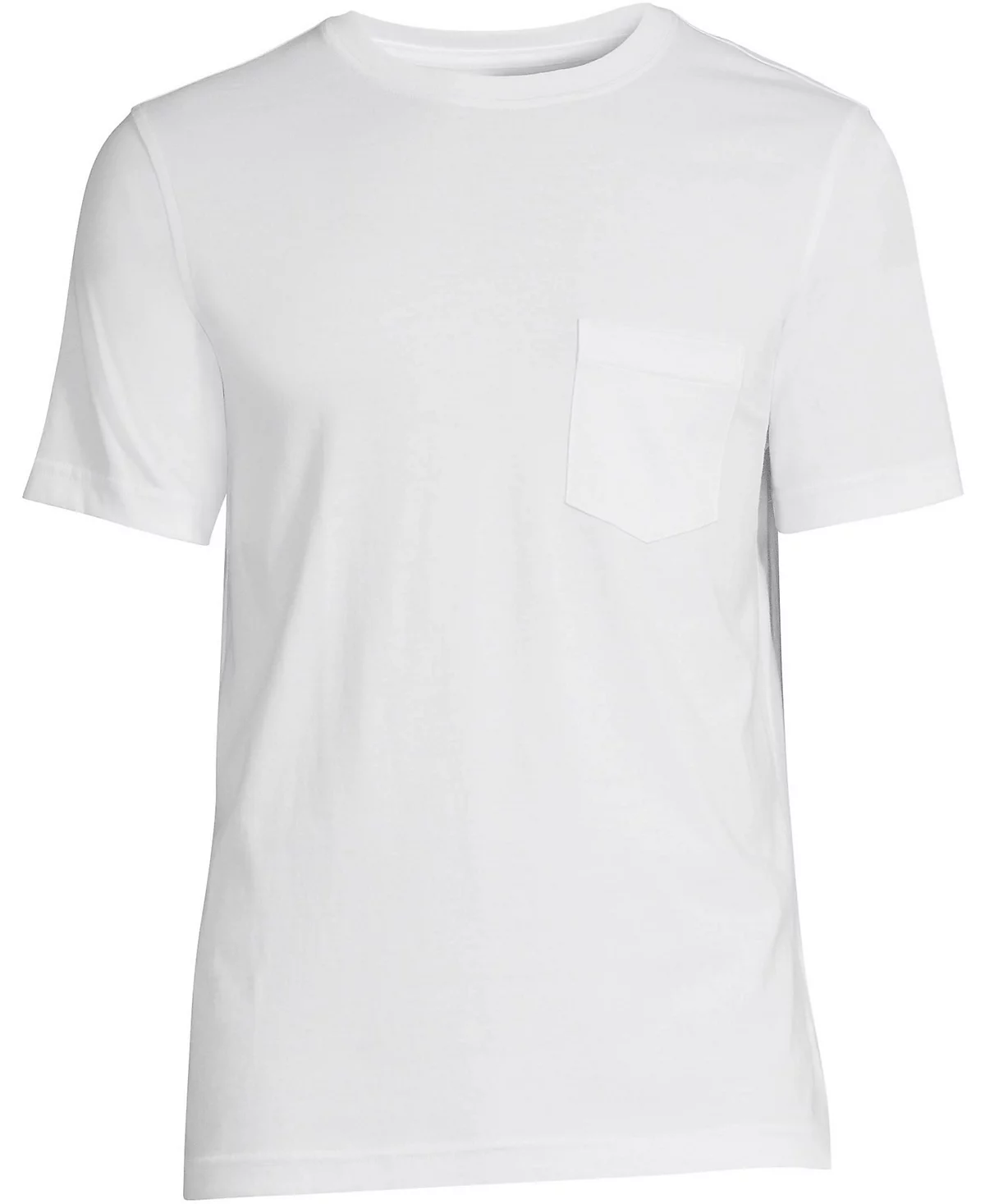 Lands End Mens Tall Short Sleeve Supima Tee With Pocket 6390₽