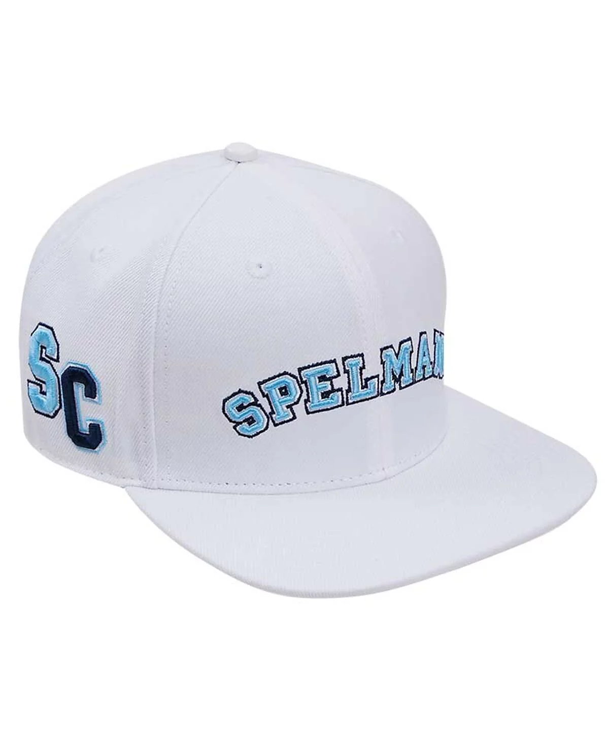 Mens Pro Standard White Spelman College Jaguars Evergreen Wool Snapback Hat 5690₽