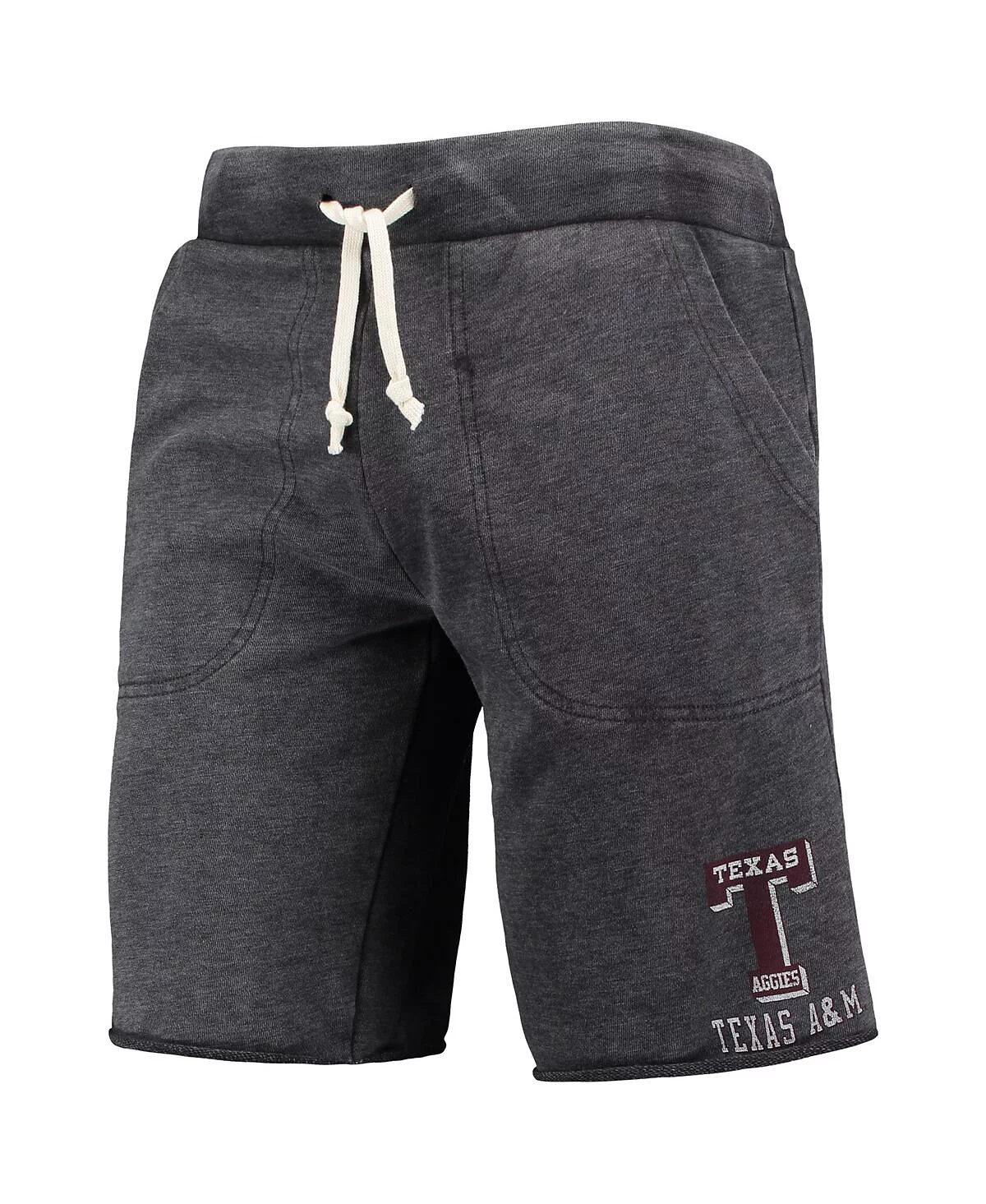 Men's Heathered Black Alternative Apparel Texas A-M Aggies Victory Lounge Shorts