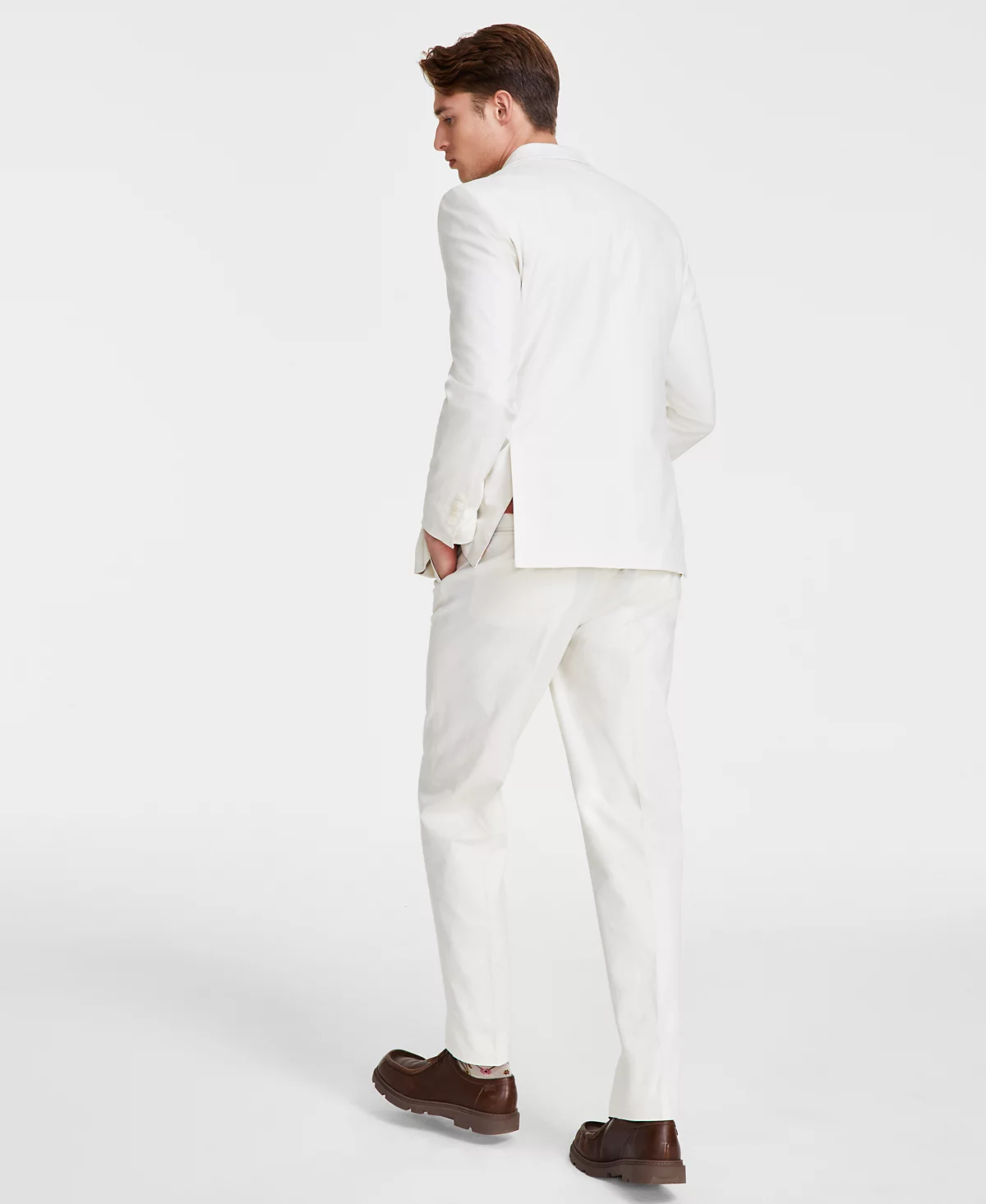 Nautica Mens Modern-Fit Seasonal Cotton Stretch Suit 26590₽