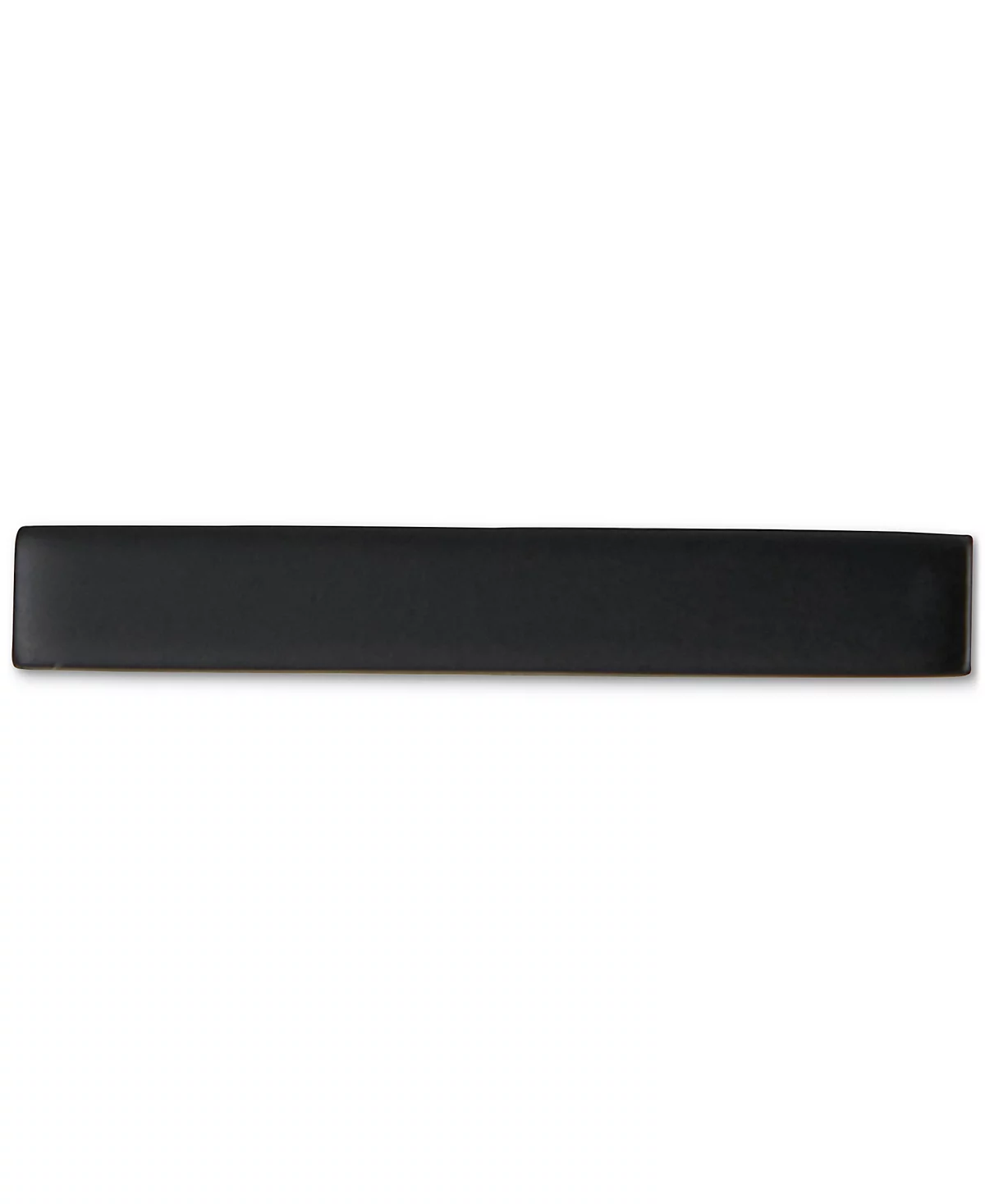 ConStruct Mens Solid Black 15 Tie Bar 4690₽