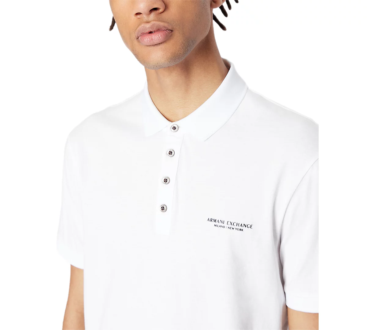 AX Armani Exchange Mens Regular-Fit MilanoNew York Polo Shirt 11390₽