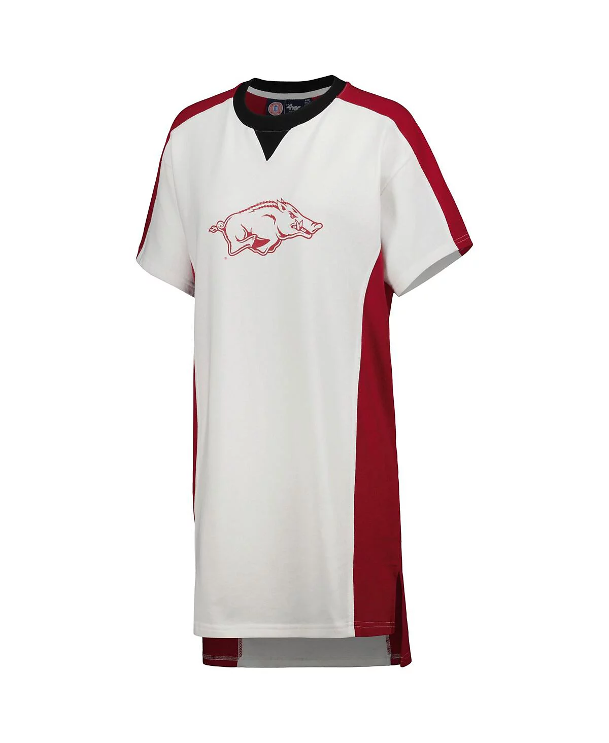 Womens G-III 4Her by Carl Banks White Arkansas Razorbacks Home Run T-shirt Dress 7790₽