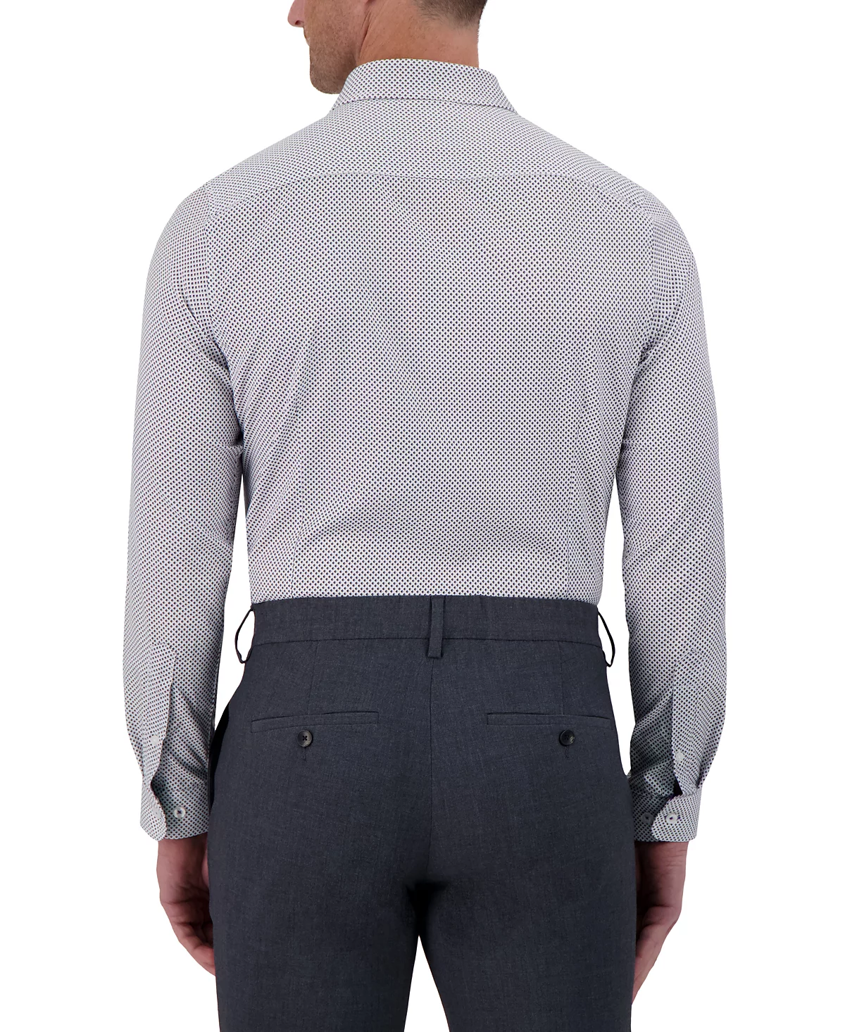 C-LAB NYC Men's Slim-Fit Geo-Print Dress Shirt