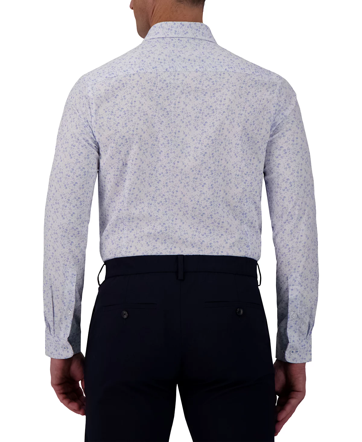 C-LAB NYC Men's Slim-Fit Floral-Print Dress Shirt