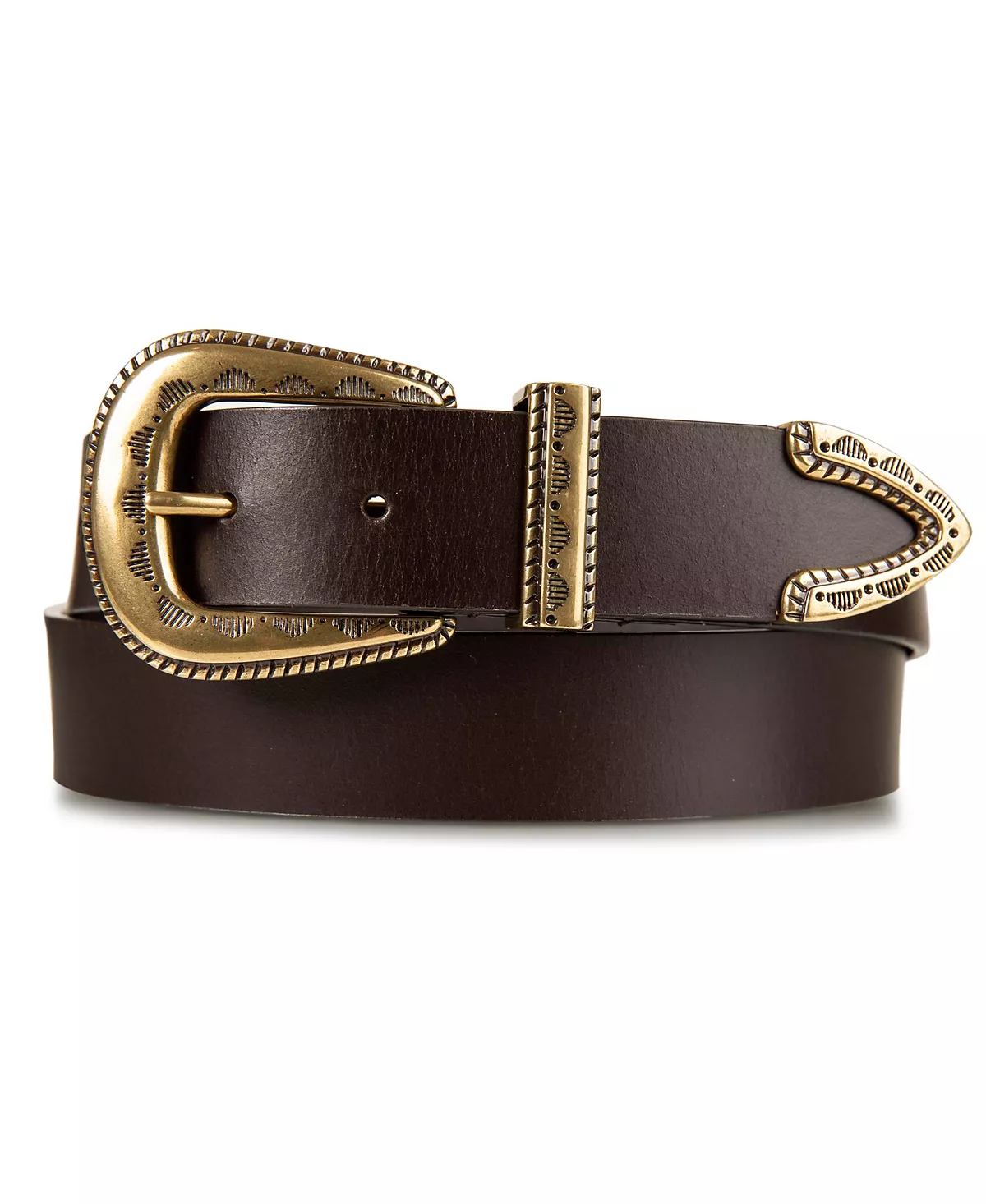 Женский джинсовый ремень с текстурированной пряжкой в комплекте 11290₽