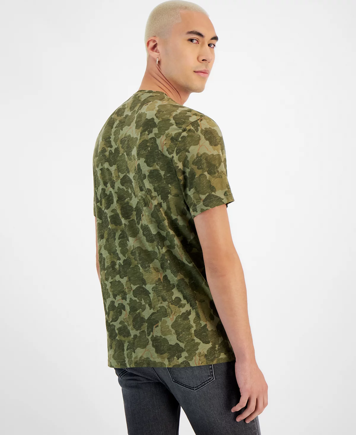 Sun Stone Mens Regular-Fit Camo T-Shirt Created for Macys 2090₽