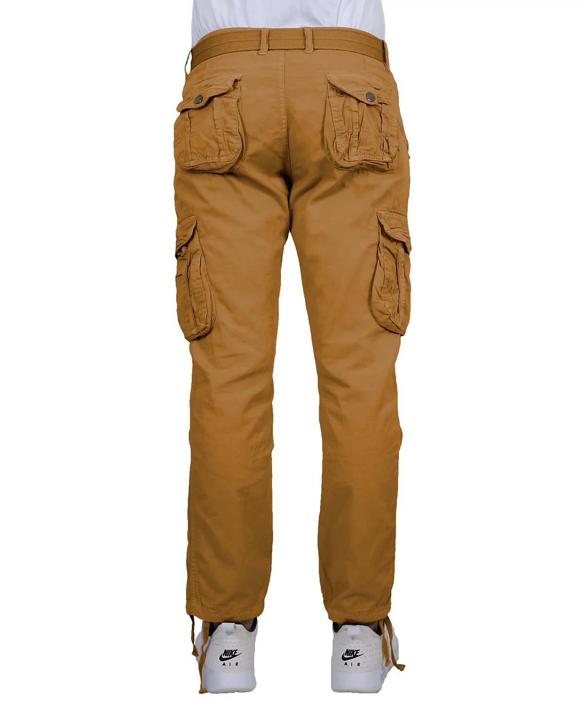 Blu Rock Mens Cotton Cargo Belted Utility Pants Set 9290₽