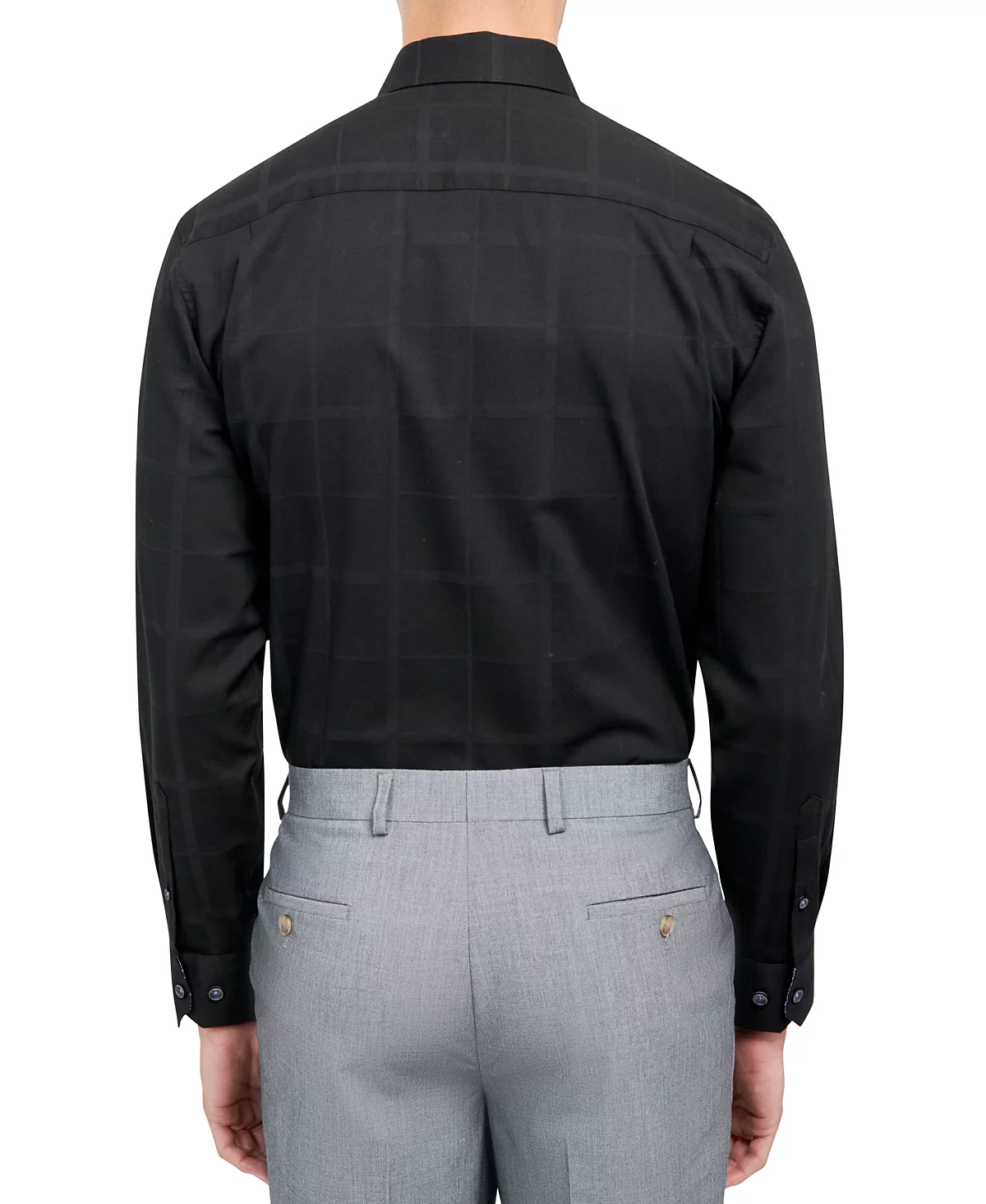 Michelsons of London Mens Regular-Fit Check Dress Shirt 11190₽