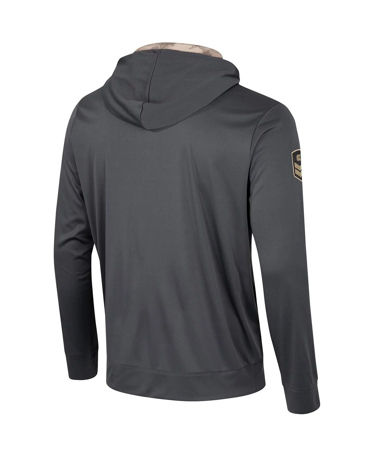 Mens Colosseum Charcoal Alabama Crimson Tide OHT Military-Inspired Appreciation Long Sleeve Hoodie T-shirt 7790₽