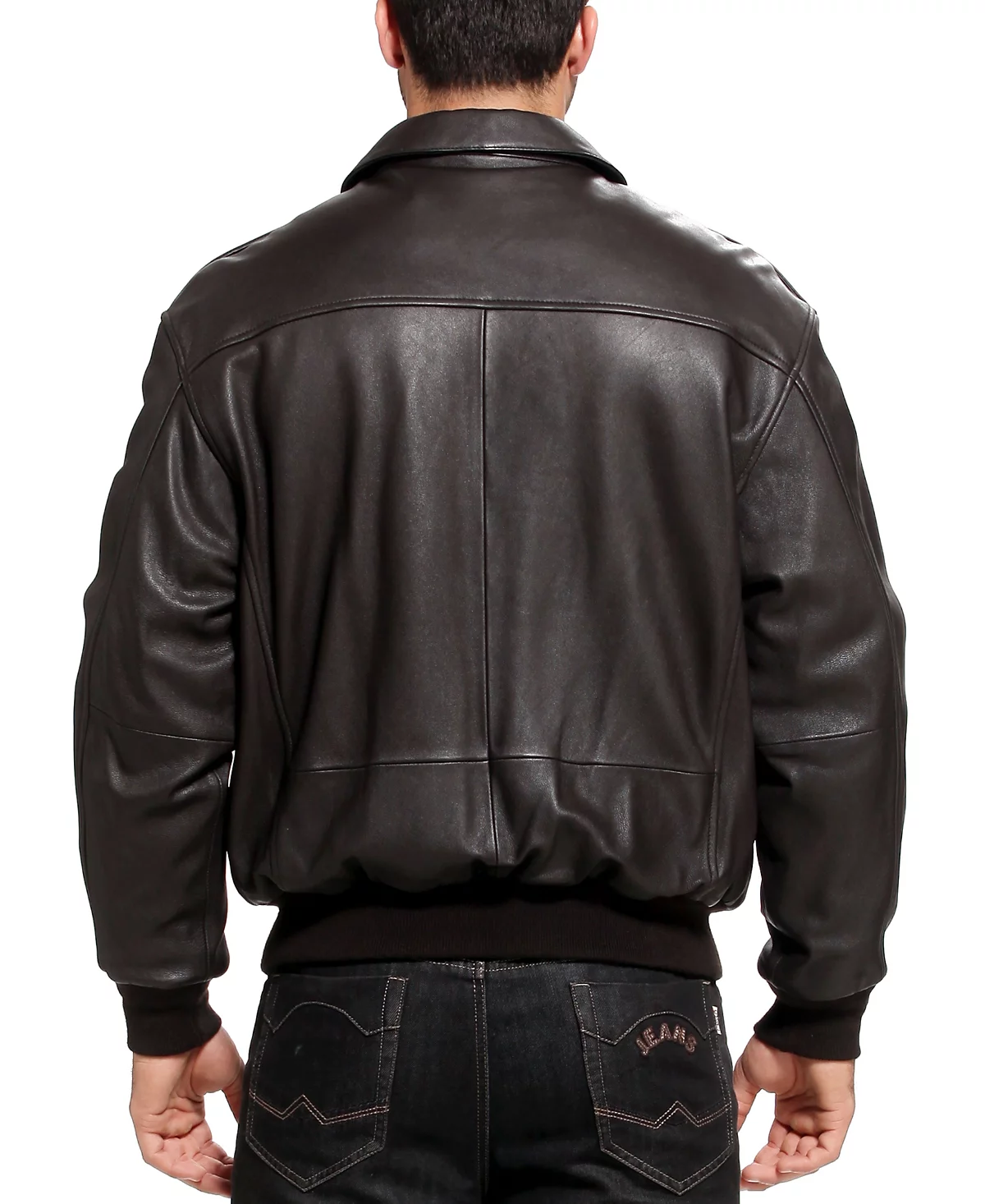 Landing Leathers Men A-2 Leather Flight Bomber Jacket - Tall 85690₽