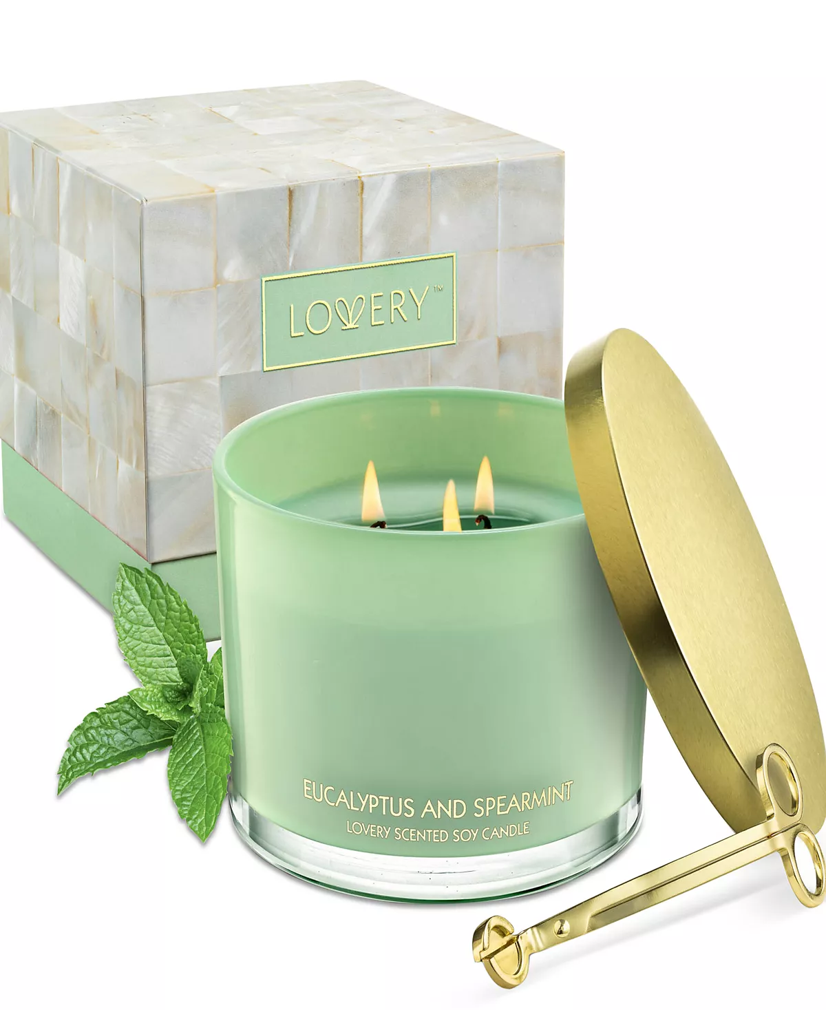 2 шт Подарочный набор свечей с эвкалиптом и мятой 9090₽