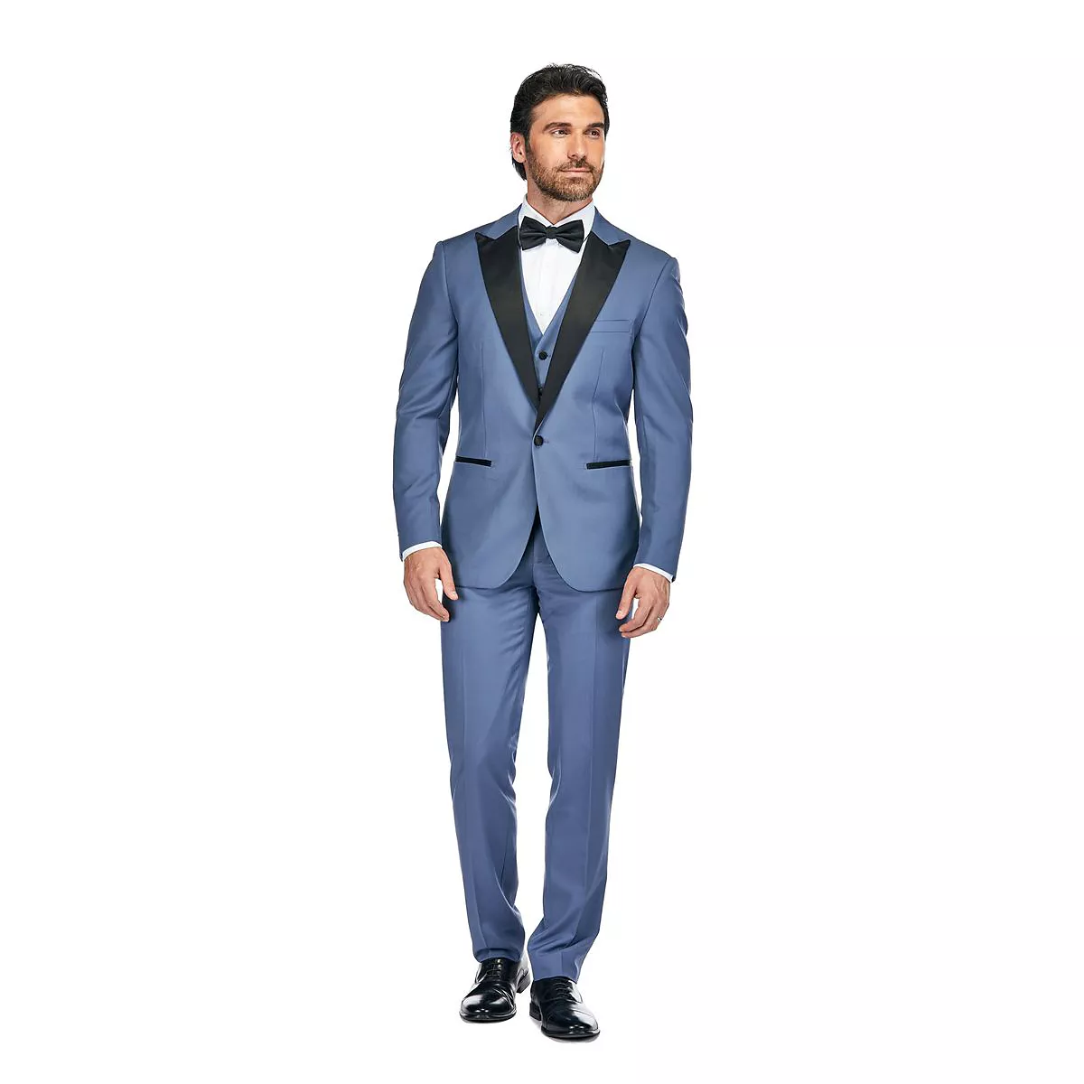 Мужской комплект смокинга с отворотом 