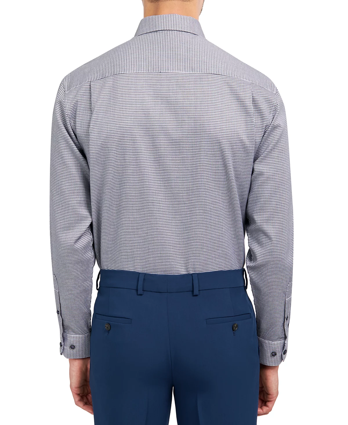 Мужская рубашка в клетку Dobby обычного покроя от Michelsons of London 15890₽