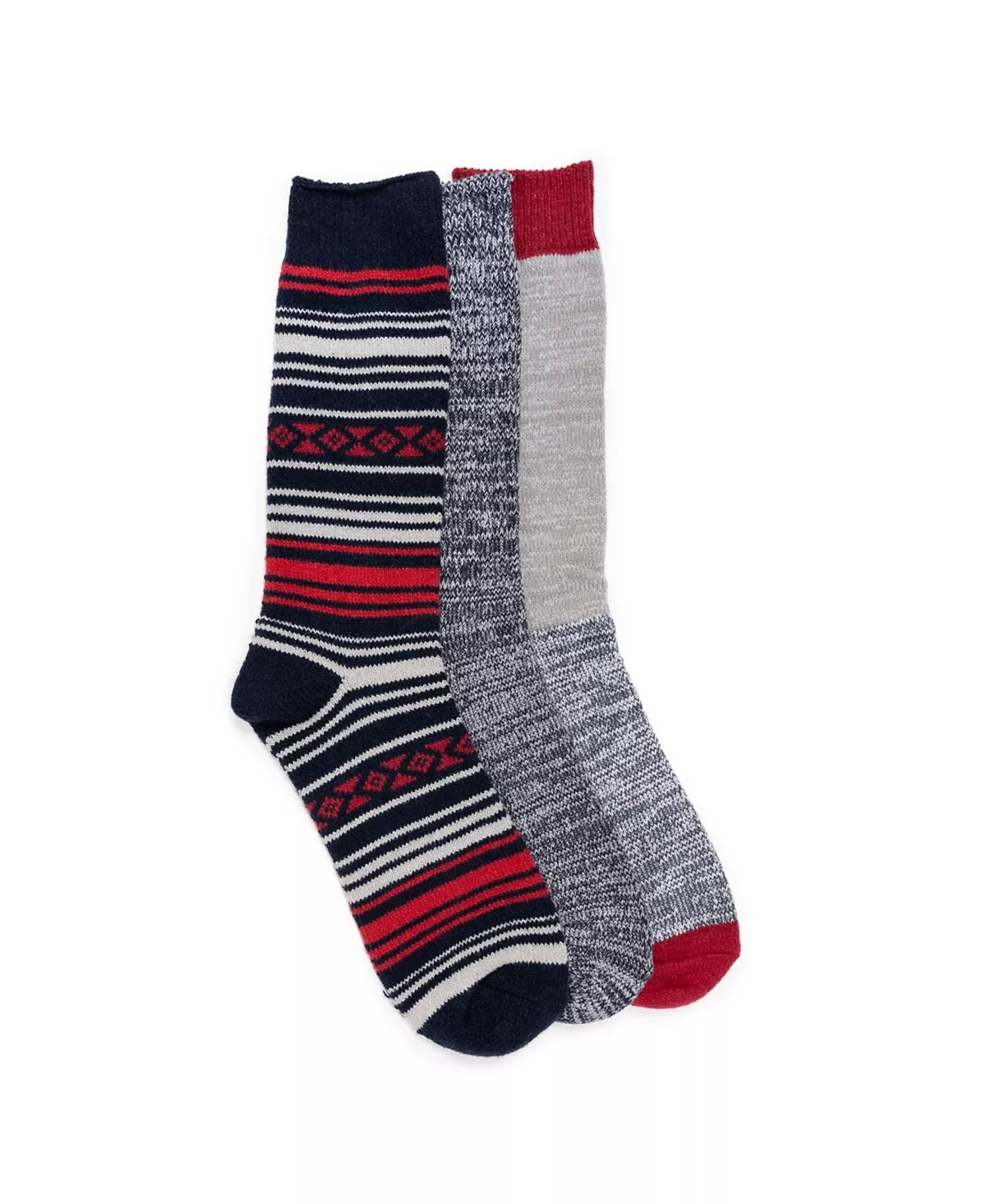 Мужские носки для ботинок из микрофибры Muk Luks 3 пары в упаковке 2990₽