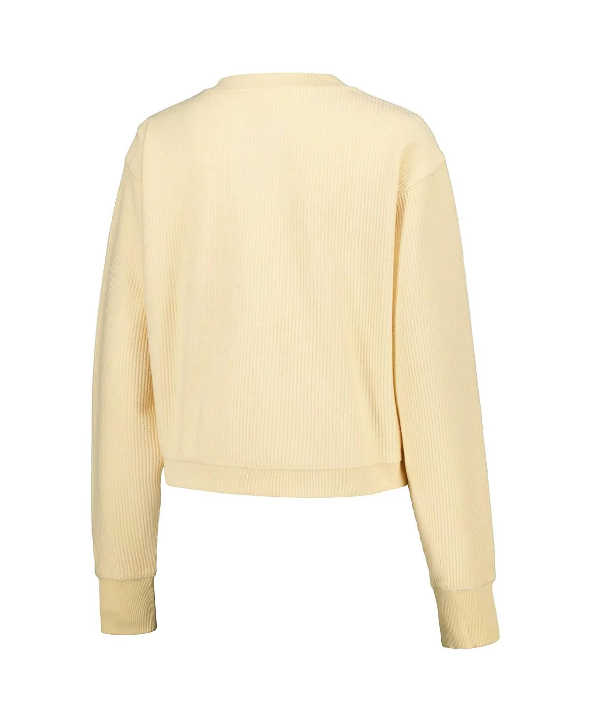 Женские Энциклопедический Лиги носить крем Висконсин Барсуки лесоматериалами укороченный пуловер толстовка 10690₽