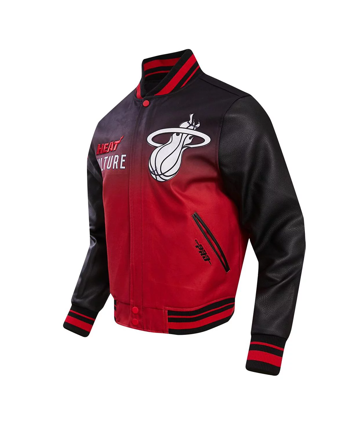 Мужская университетская куртка Pro Standard Black Miami Heat 202324 City Edition на молнии 35590₽