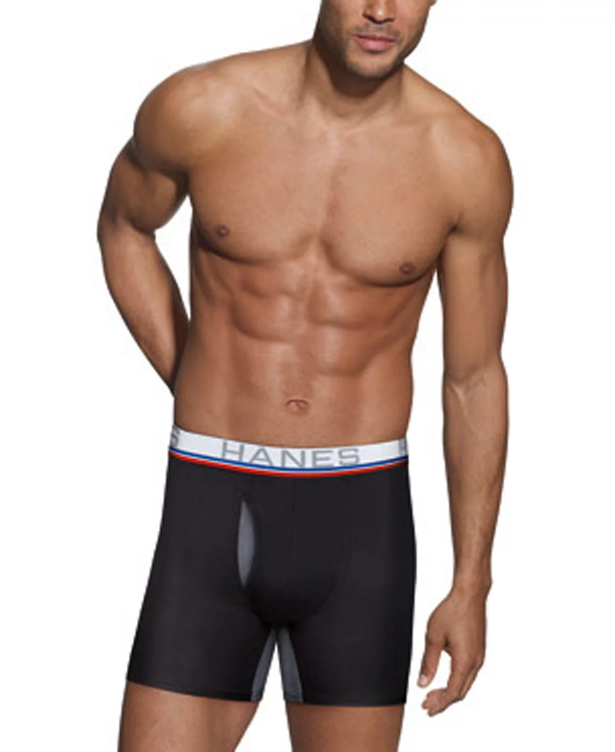 Мужские трусы-боксеры Hanes Ultimate 4pk. Спортивные трусы-боксеры