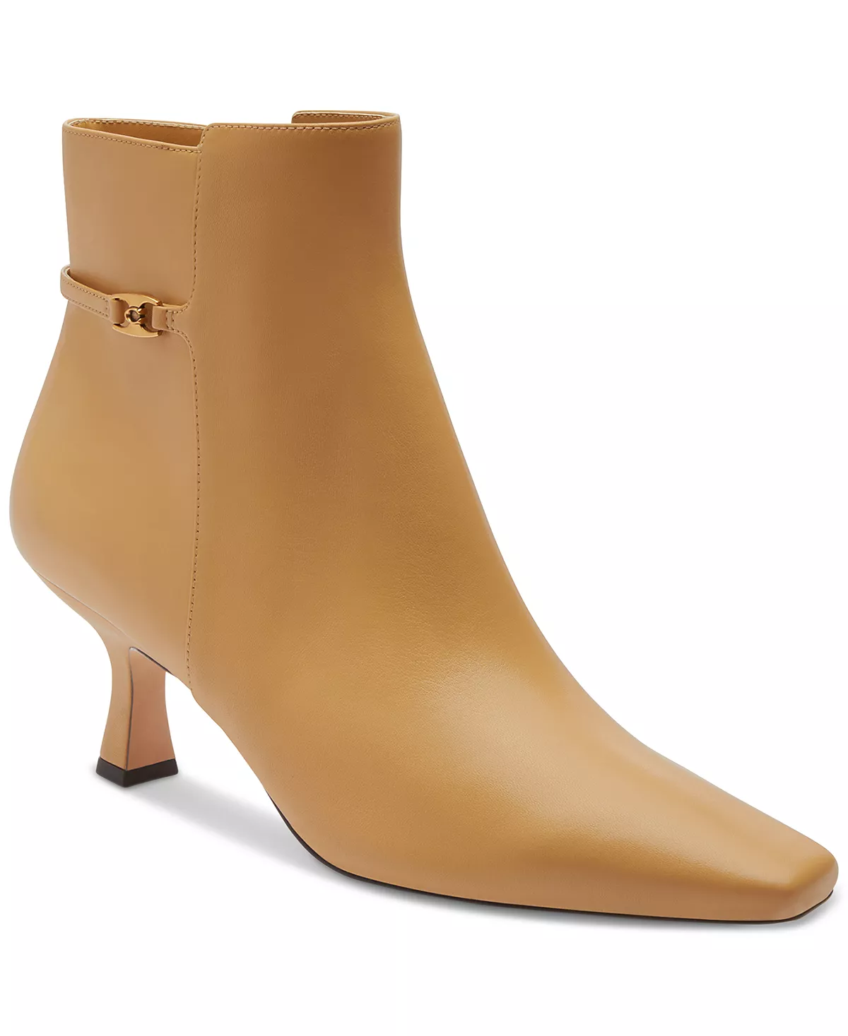 Женские кожаные ботильоны на высоком каблуке с пряжкой Rebecca 31390₽