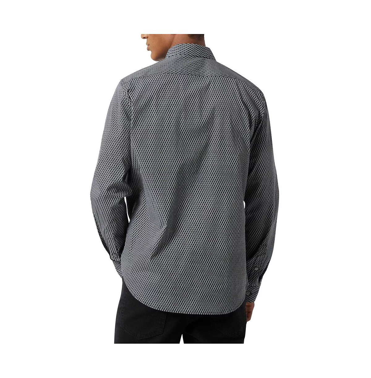 Мужская рубашка из эластичного поплина Watson с длинным рукавом от DKNY 12090₽