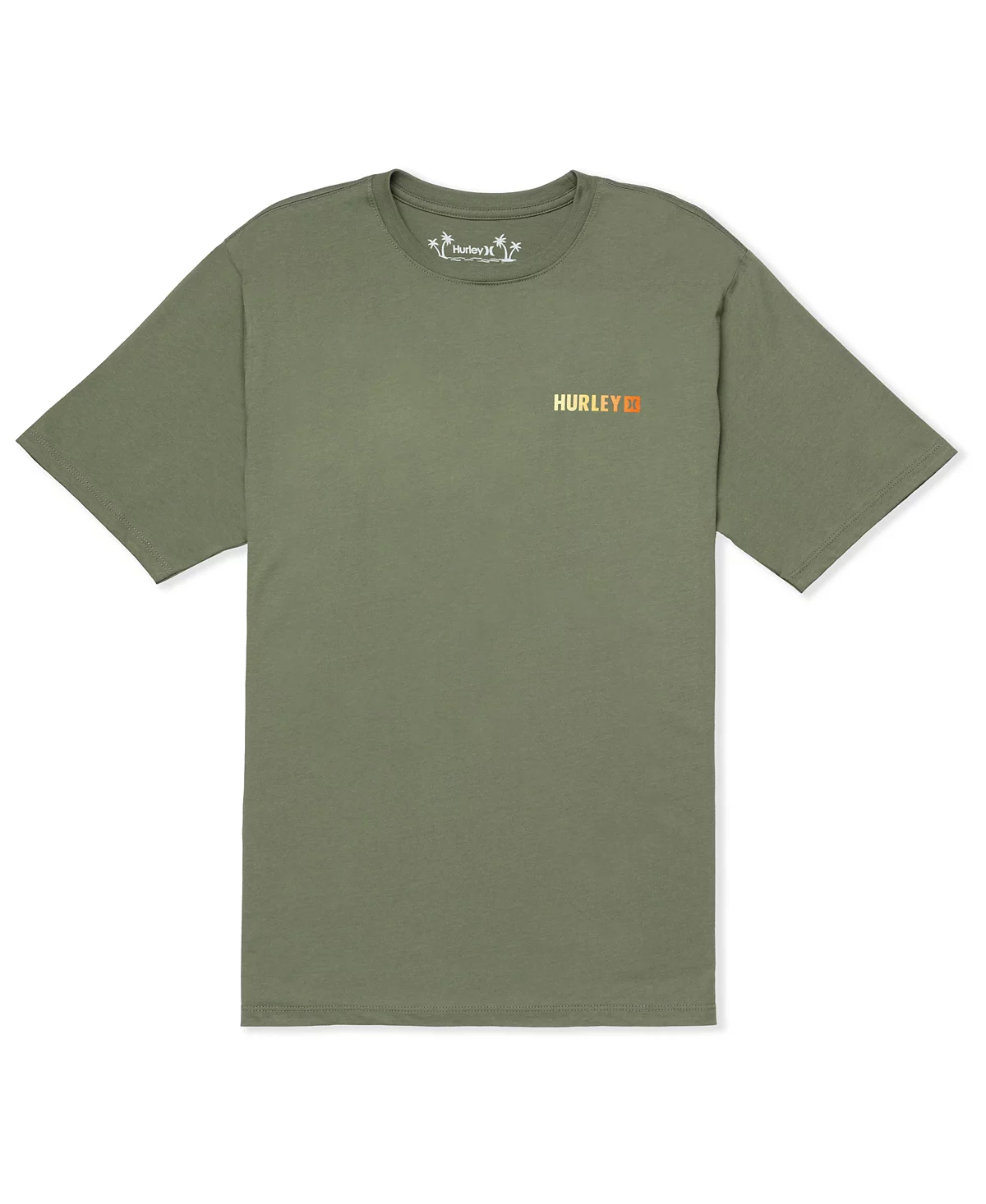 Мужская повседневная футболка Hurley Circle Gradient с коротким рукавом на каждый день 2990₽