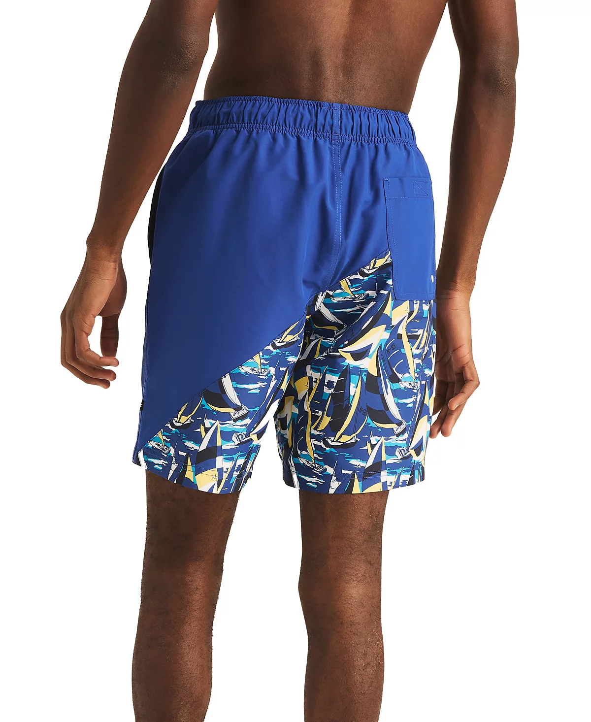 Мужские плавки Nautica Heritage диагональные полностью эластичные длиной 8 дюймов 9890₽