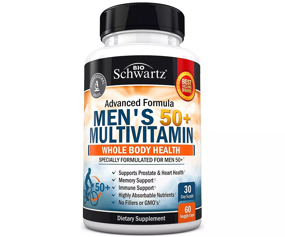 Поливитаминные капсулы для мужчин 50 Bioschwartz 60 карат 3390₽