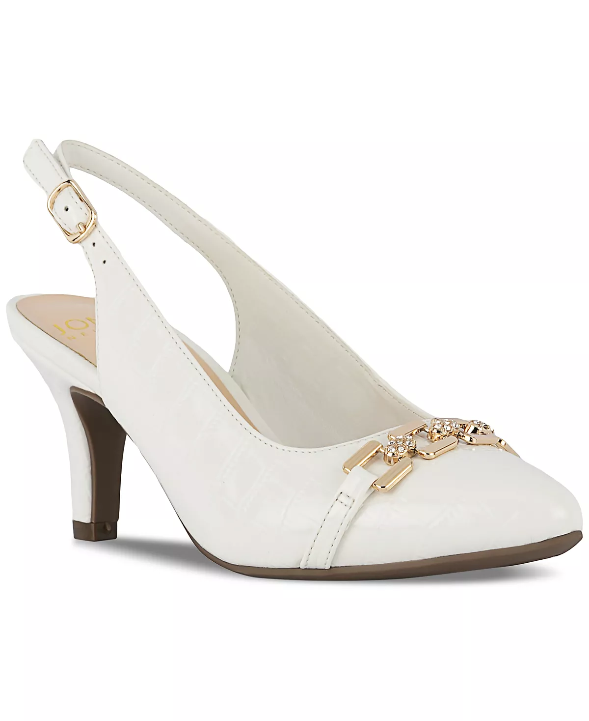 Женские туфли-лодочки на плоской подошве с цепочкой Gildyy Pavé, украшенные стропами