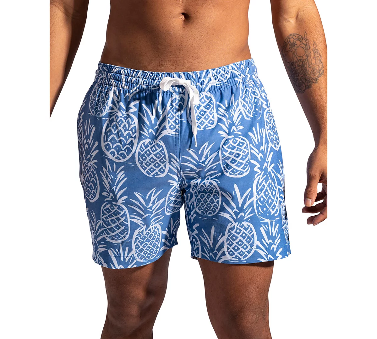 Мужские быстросохнущие плавки Chubbies The Thigh-Naples длиной 5-12 дюйма с подкладкой Boxer Brief 15090₽