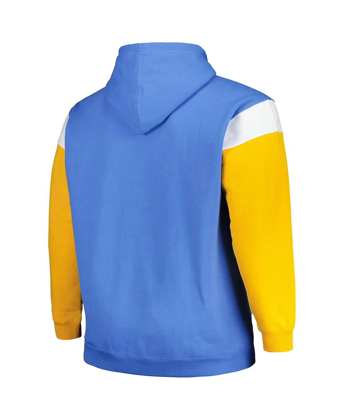 Мужская толстовка-пуловер с капюшоном в стиле тренч-баттл Profile от Los Angeles Chargers цвета пудры большого и высокого роста 11390₽