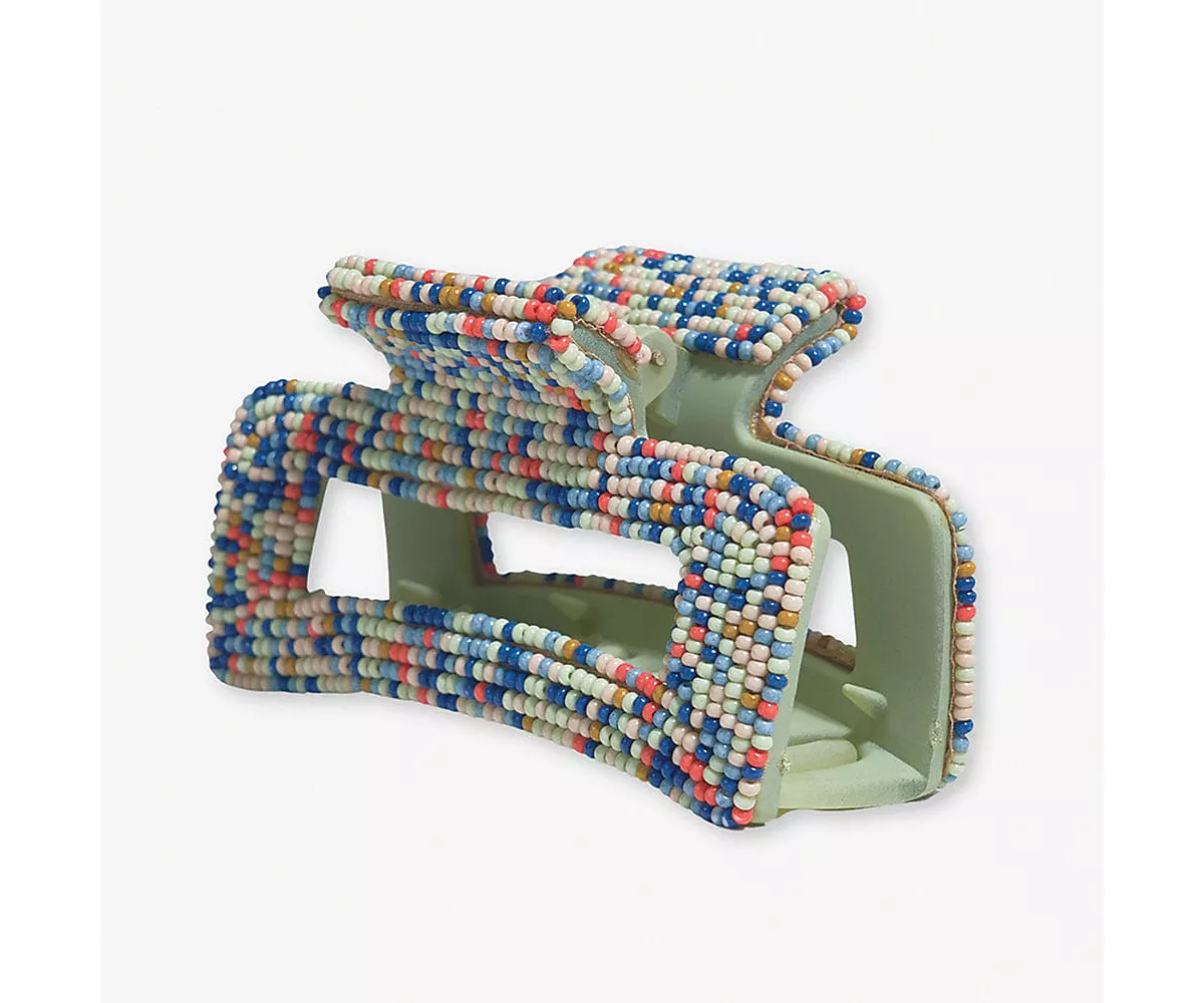 Заколка для волос из чернил + СПЛАВА Lola, украшенная бисером