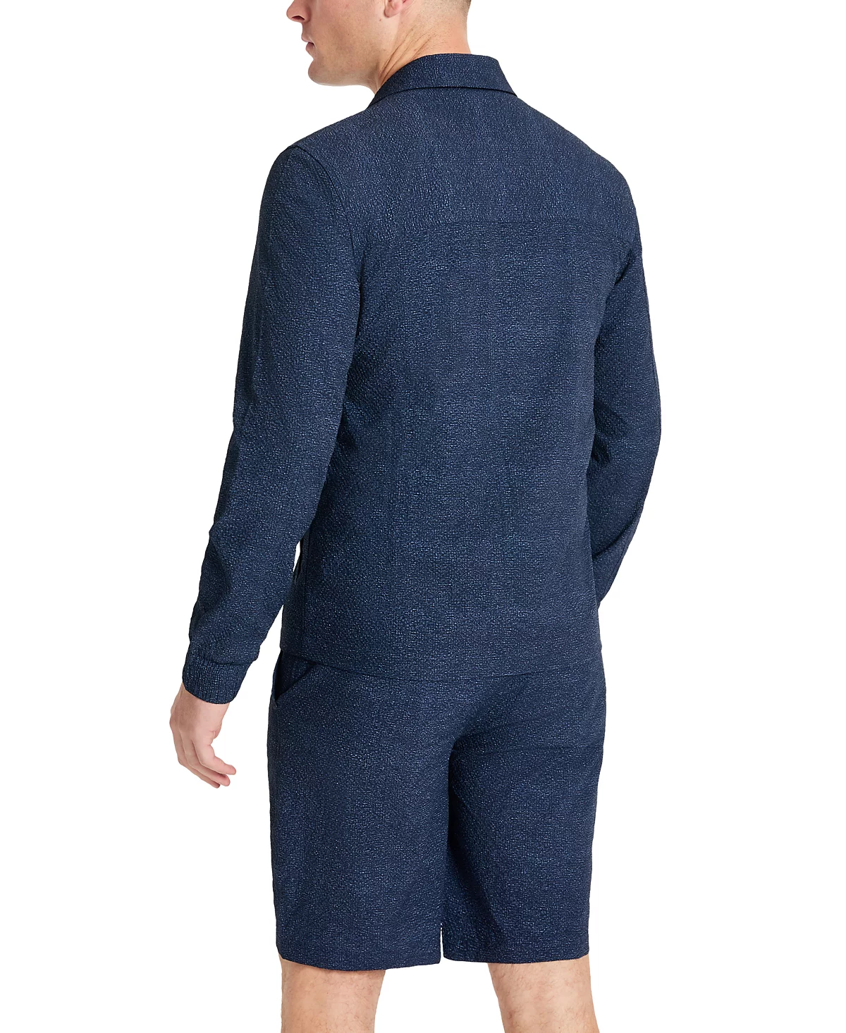 Мужская 4-полосная эластичная водостойкая куртка-рубашка Seersucker с принтом от Kenneth Cole 16890₽