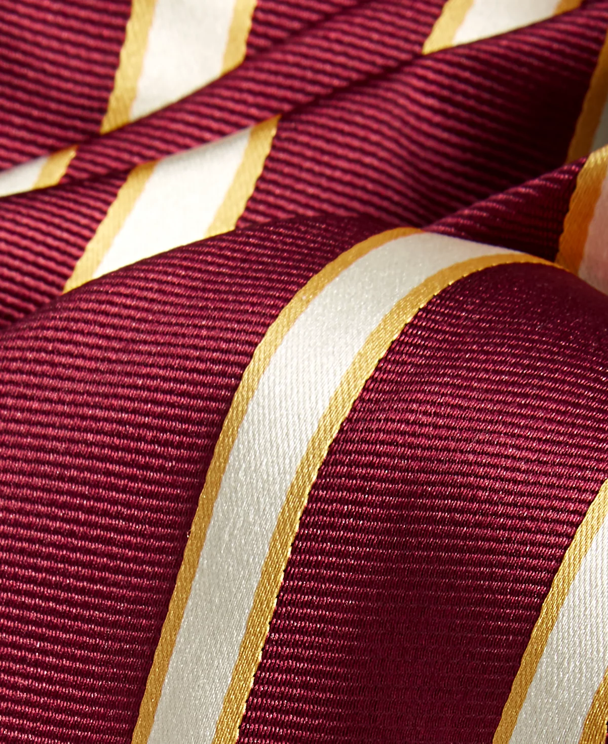 Мужской галстук в малиновую и кремовую полоску из коллекции Tayion 6290₽