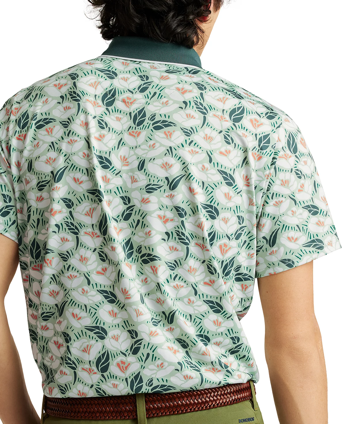 Мужская рубашка поло для гольфа Bonobos Performance с цветочным принтом 5890₽