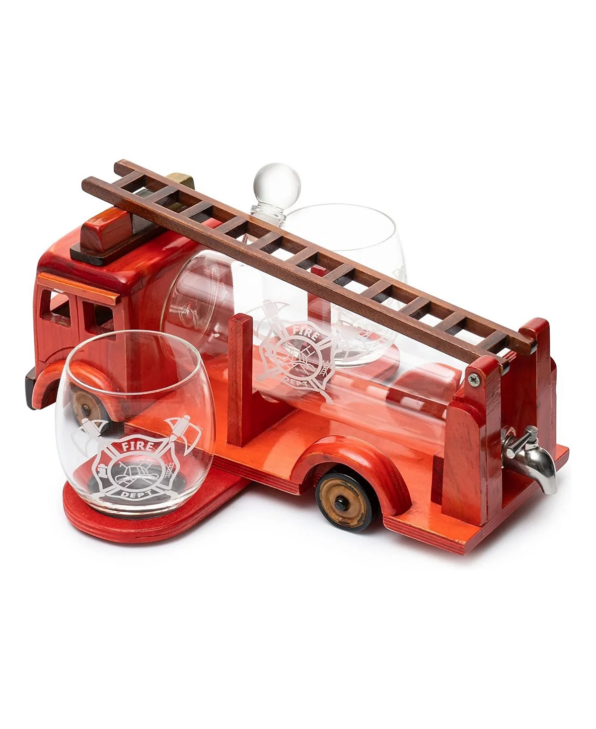 Графин Wine Savant Firetruck, набор из 3 предметов