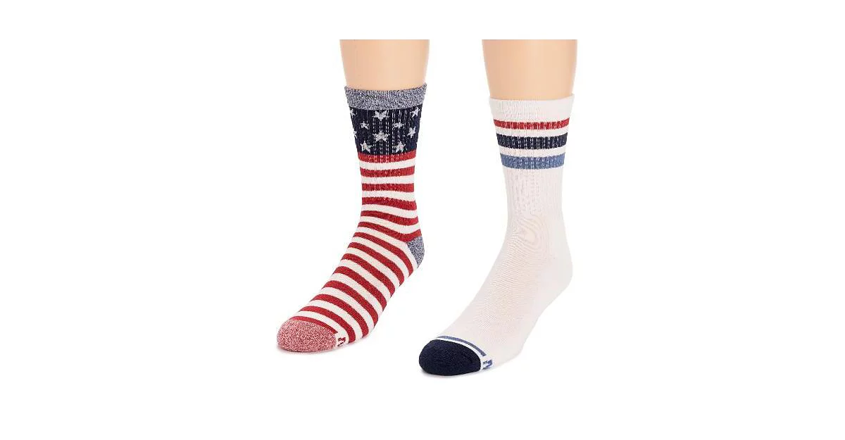 Мужские носки Crew из 2 упаковок от Muk Luks 4390₽